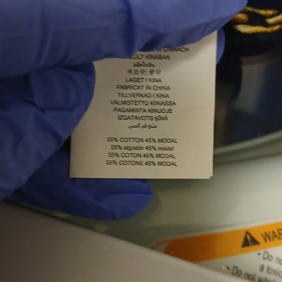 MICHAEL KORS Chain And Links 3/4 Sleeve Top, Size L - Picture 8 of 9